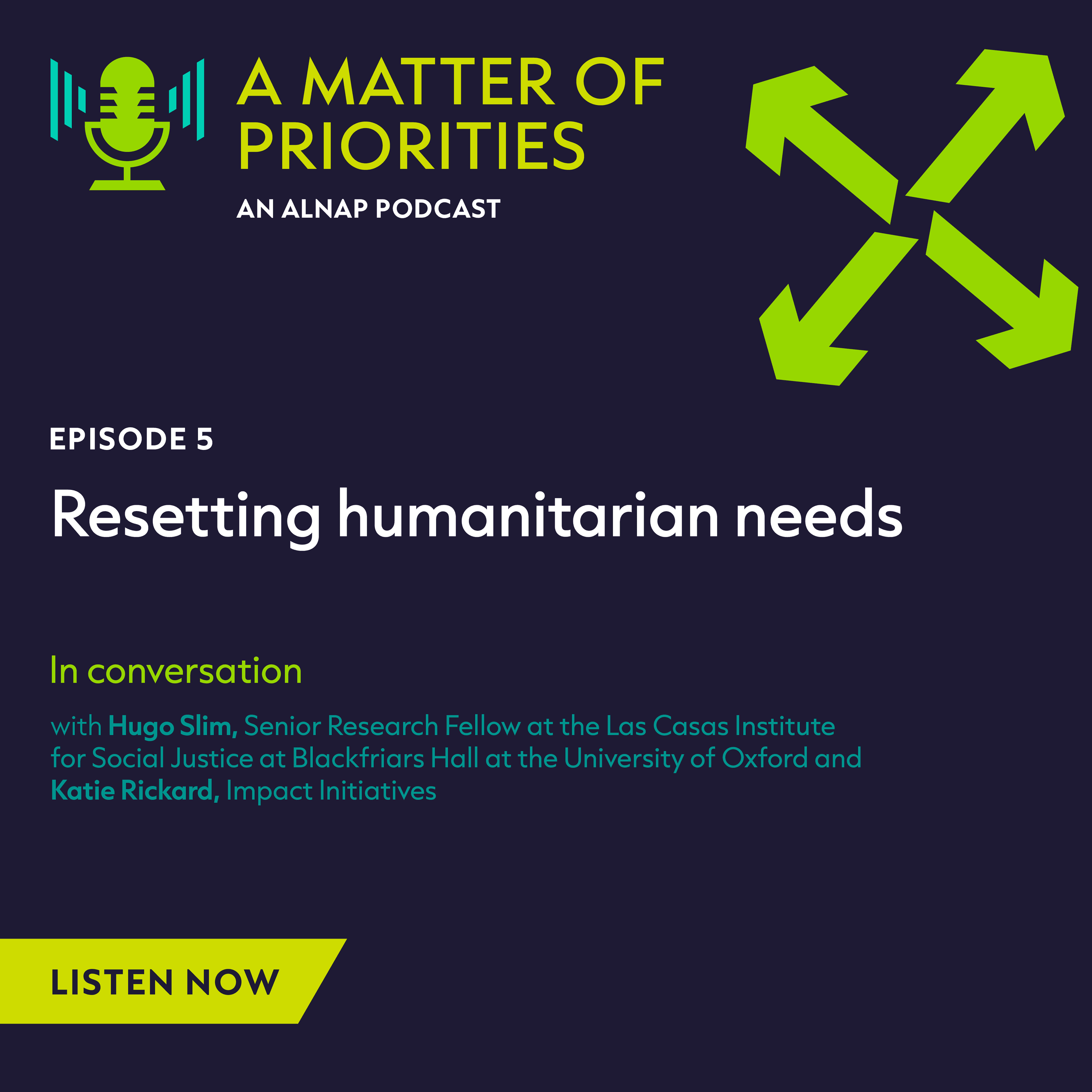 Resetting humanitarian needs
